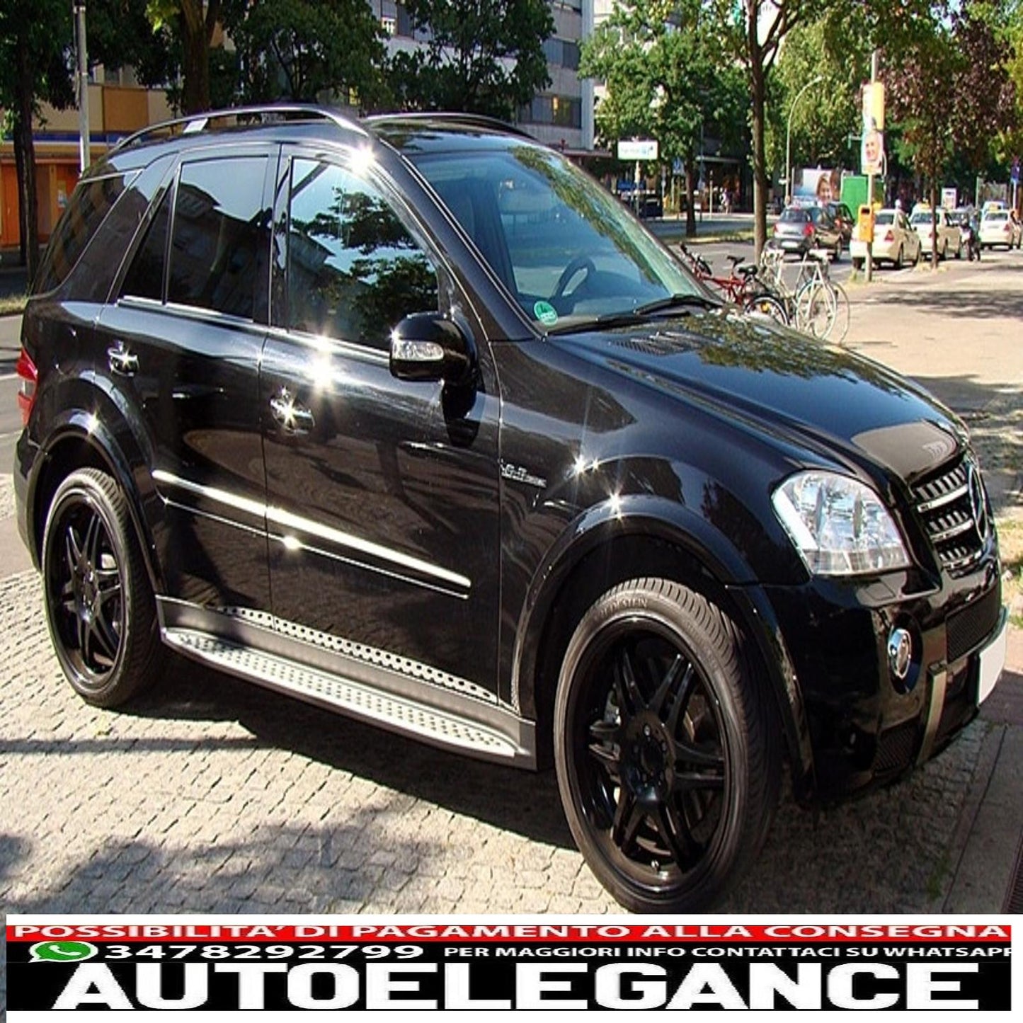 parafanghi passaruota adatti per mercedes w164 ml (2005-2012)