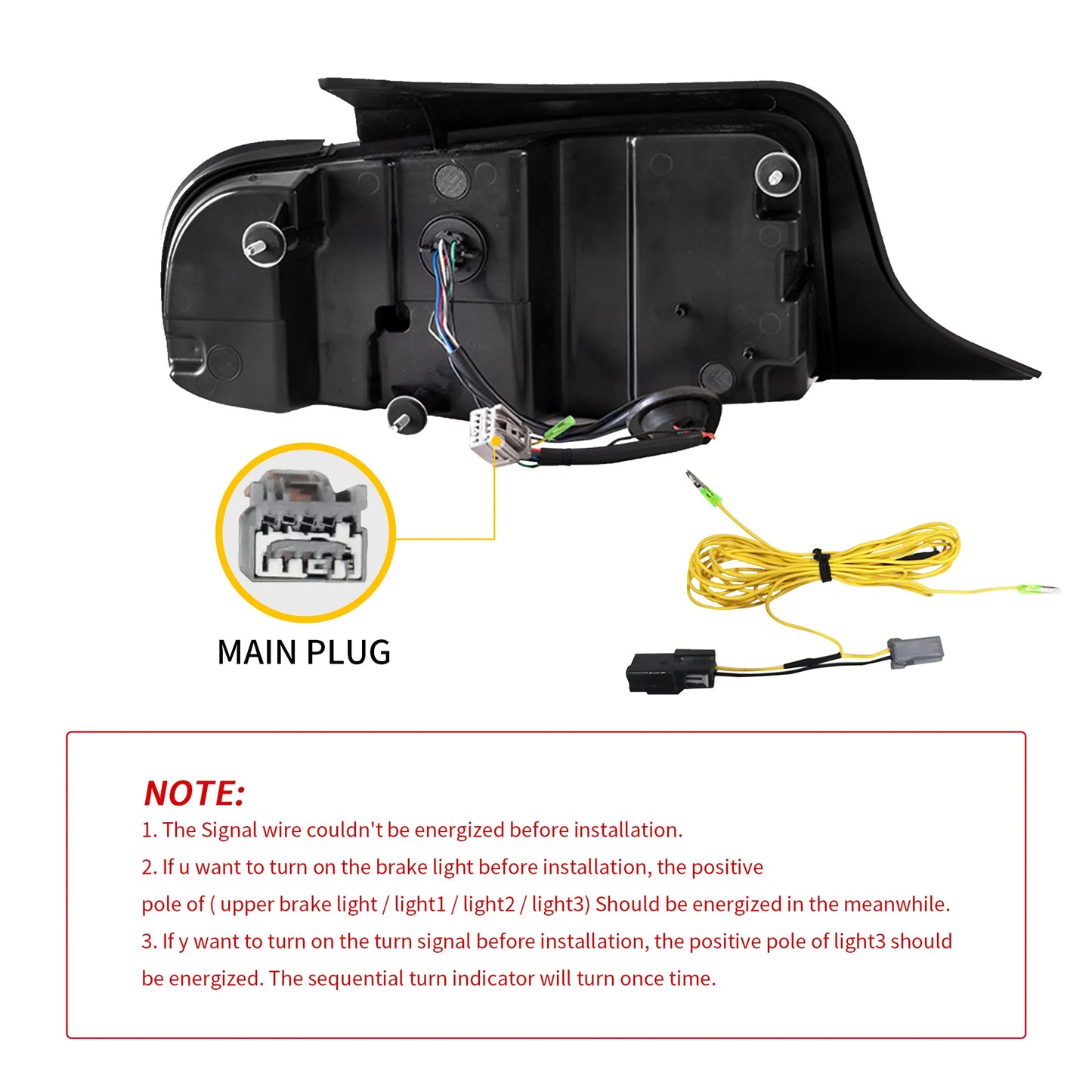 Luci posteriori a LED complete per Ford Mustang 2010-2012 con animazione di avvio Luci di marcia
