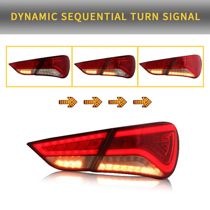 Fanali posteriori Full LED per Hyundai Sonata 6th Gen Sedan 2011-2014
