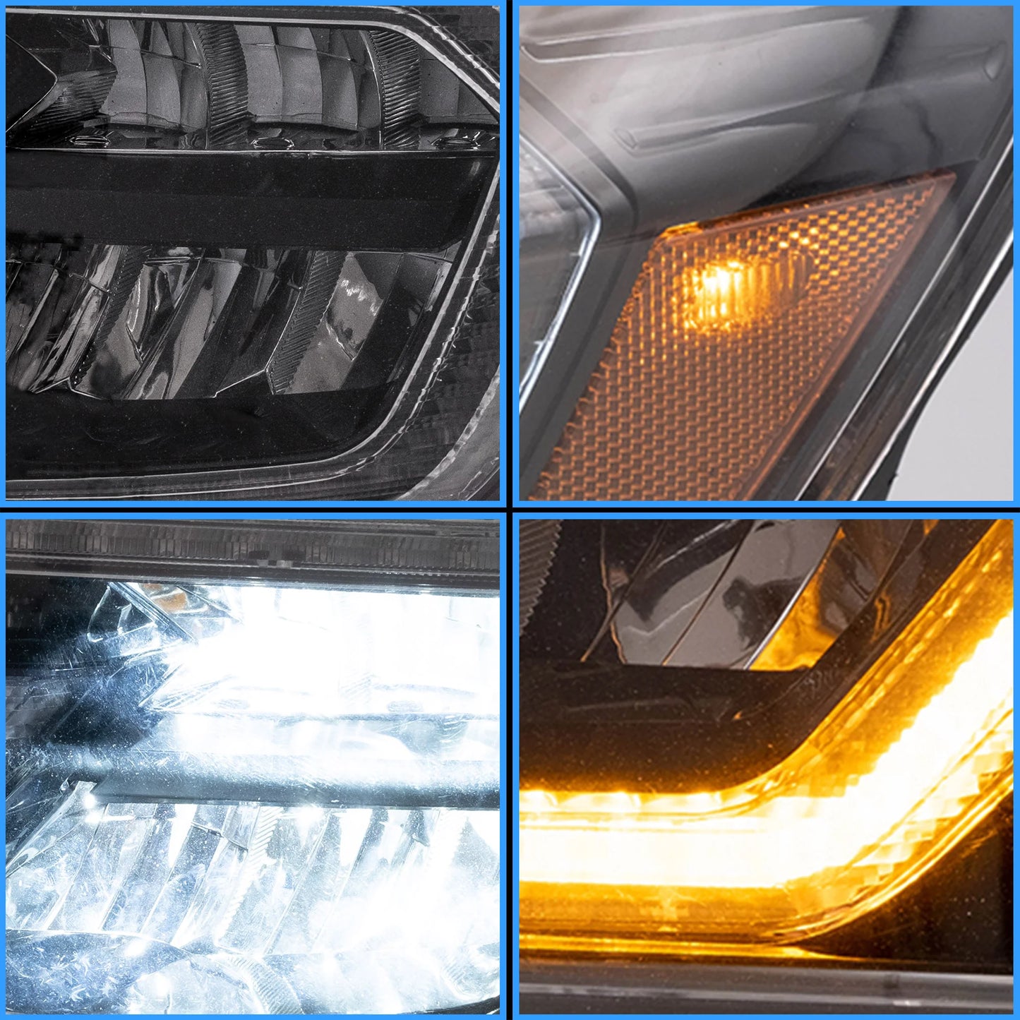 Fari Full LED per Toyota Tundra 2007-2013 Sequoia 2008-2017