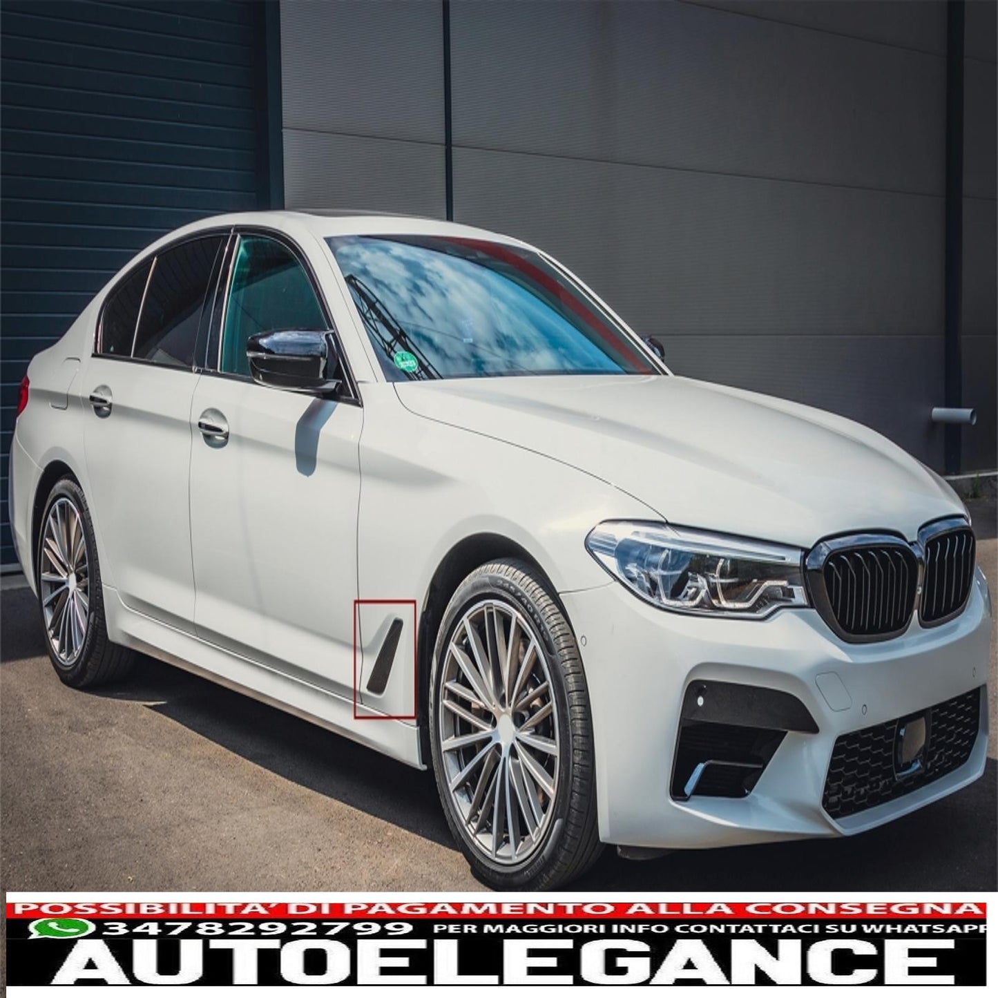 Side Air Intakes Grilles Fender Air Ducts Fit For BMW 5 Series G30 G31 (2017-2019)