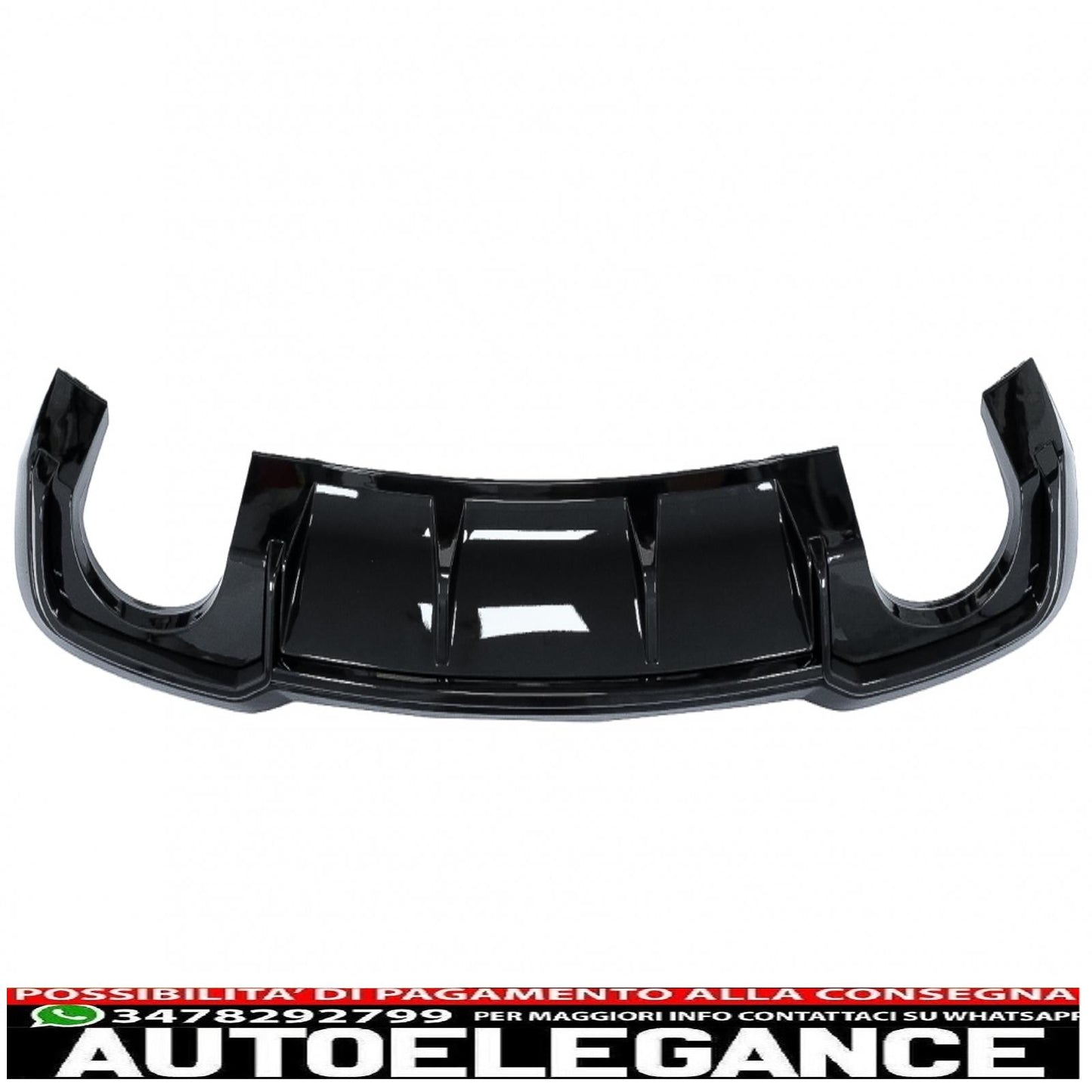 Diffusore mantovana paraurti posteriore adatto per audi a3 8v facelift (2016-2019) berlina cabrio rs3 solo design paraurti s-line pianoforte nero