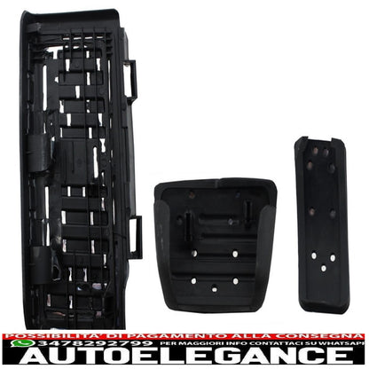 footrest kit suitable for audi a1 8x (2015-2017) a3 8v (2012-2017) tt 8s (2014-2017) q2 (2016-2017) sea leon 5f (2012-2017) ateca (2015-2017) skoda octavia 5e (2013-2017) superb 3 (2015-2017
