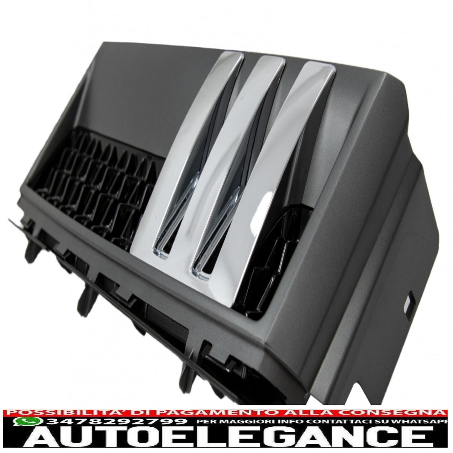 Side vent grilles for range rover vogue iii l322 (2002-2012) black dark grey new design autobiography edition 