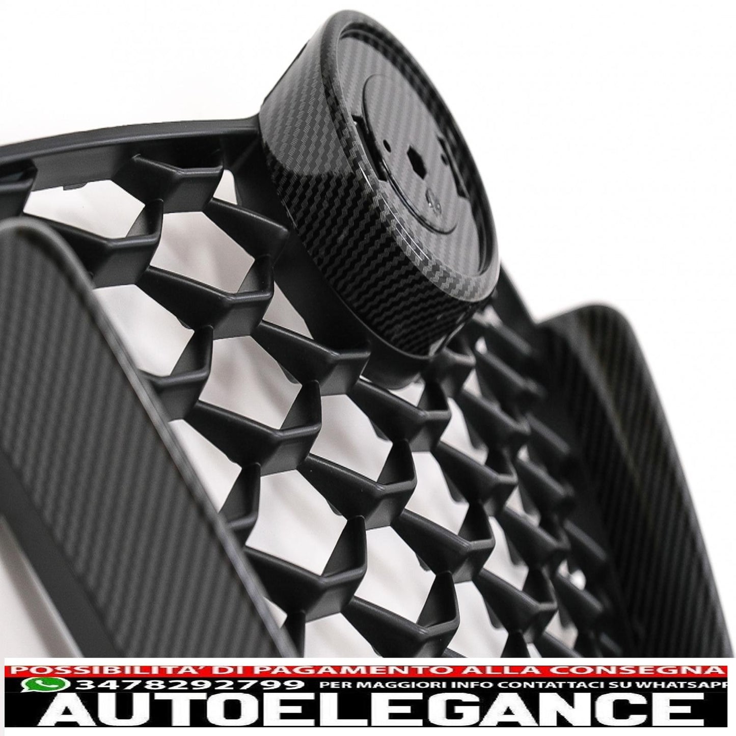 griglia anteriore adatta per alfa romeo giulia 952 (2016-2021) carbon look