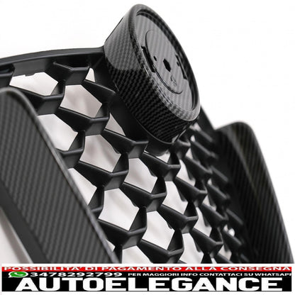 griglia anteriore adatta per alfa romeo giulia 952 (2016-2021) carbon look