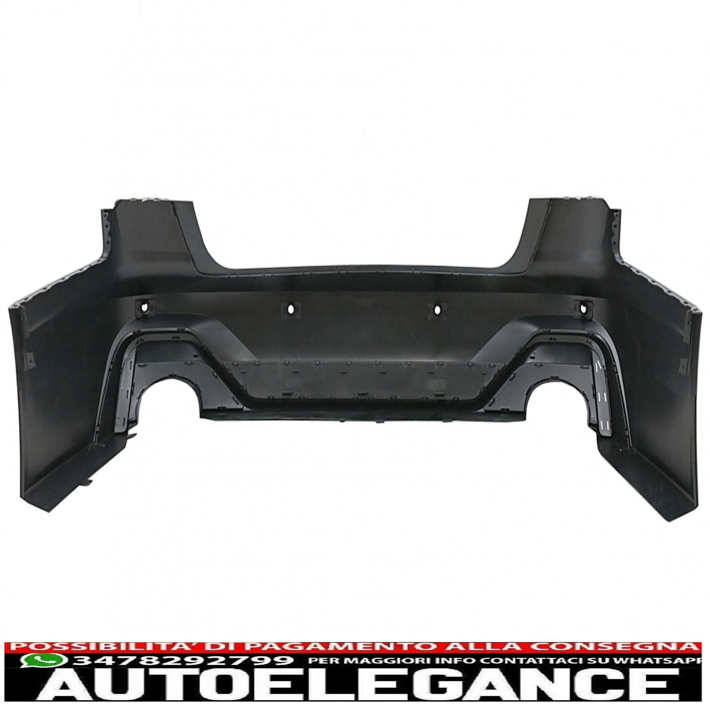 Rear bumper suitable for audi a6 c8 4k sedan (2018-up) rs design