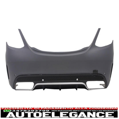 Complete body kit with front grille suitable for mercedes c-class w205 sedan (2014-2018) c63 a-design 