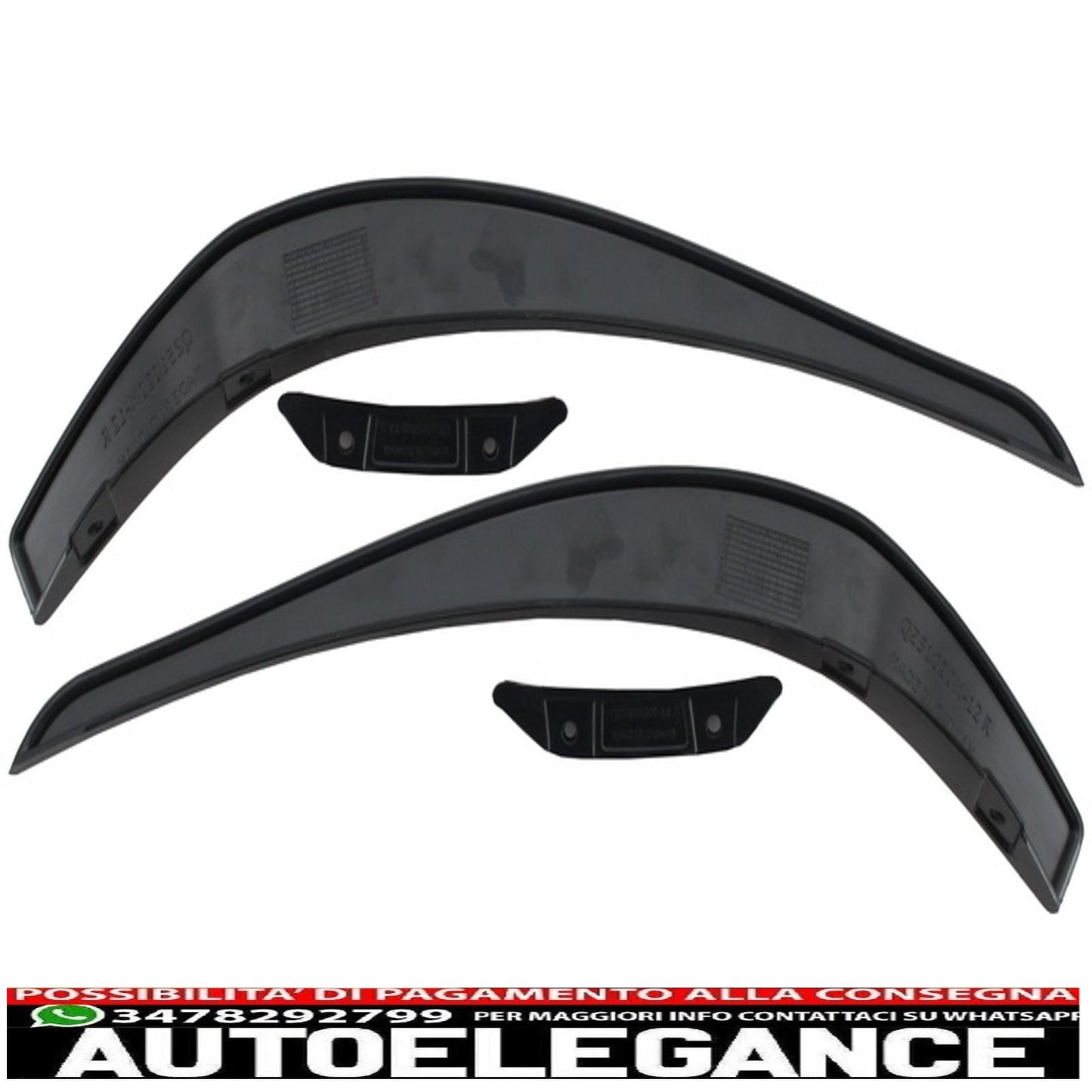 Bumper Splitter Flaps Flaps Side Vents Flics Fit for Mercedes CLA W117 C117 X117 (2013-2018) CLA45 Design