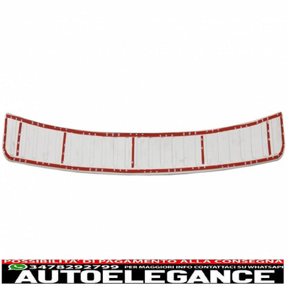 Rear bumper protection kit door sill step cover aluminum suitable for subaru outback (2015-05.2019)
