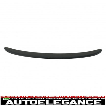 Boot Spoiler Suitable for Mercedes C-Class Coupe C205 (2014-up) Matt Black 