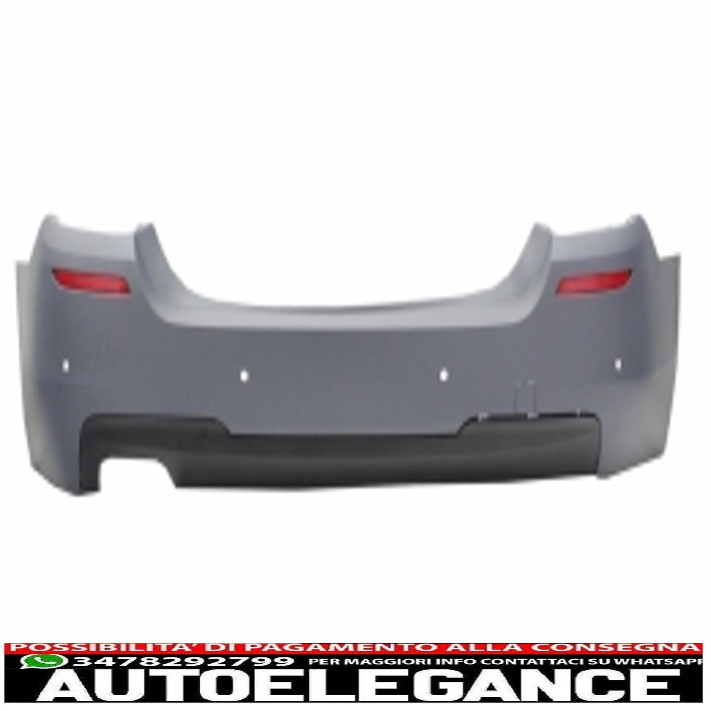 kit carrozzeria con spoiler anteriore e diffusore adatto per BMW Serie 5 F10 (2011-2014) design M-Performance