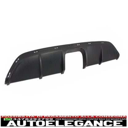 Labbro spoiler paraurti anteriore con diffusore d'aria adatto per smart fortwo 451 (2007-2014) e minigonne laterali aggiuntive