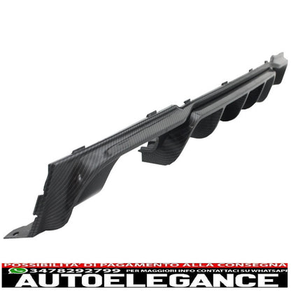 spoiler paraurti posteriore mantovana diffusore in carbonio adatto per bmw serie 3 f30 f31 (2011-up) m design uscita sinistra
