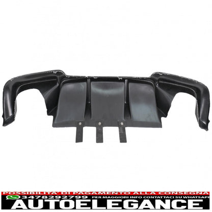 Double outlet air diffuser suitable for bmw 5 series f10 f11 (2011-2017) m design piano black 