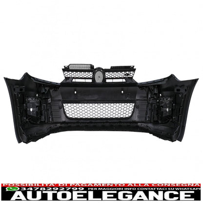 paraurti anteriore adatto per vw golf vi 6 (2008-2013) gti look con fari golf 7 3d led drl u-design led fluente luce di svolta striscia rossa gti guida a destra