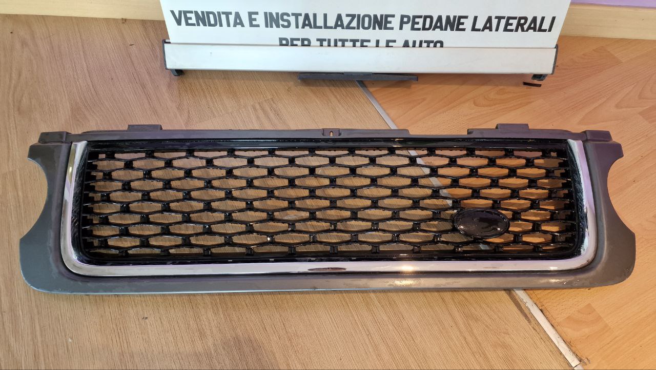 GRIGLIA ADATTA PER RANGE ROVER VOGUE III L322 2010-2012 PROFILO CROMATO NERA