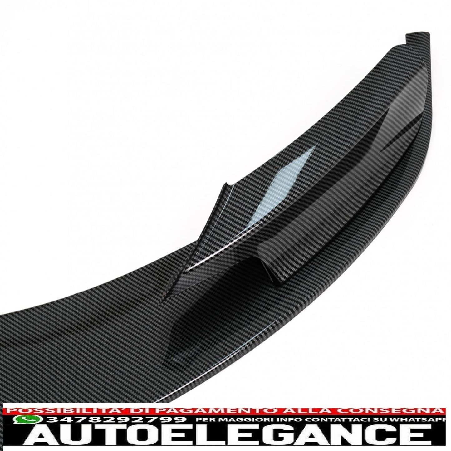 Front bumper spoiler splitter suitable for bmw 3 series f30 f31 (2011-2019) m-performance carbon film covering 
