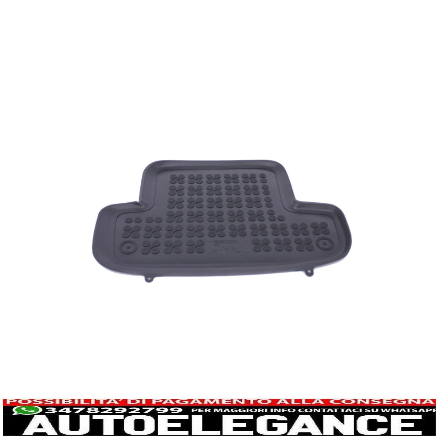 black rubber mat suitable for audi a5 (8t, 8f) cabrio coupe 2007-