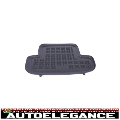 black rubber mat suitable for audi a5 (8t, 8f) cabrio coupe 2007-