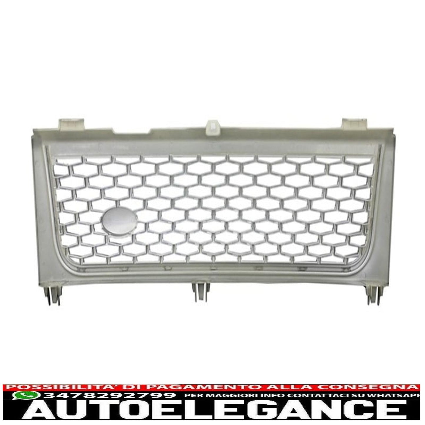 griglia centrale nero-argento prese d'aria laterali nere adatta per land rover vogue iii l322 (2002-2005) autobiografia edizione sovralimentata