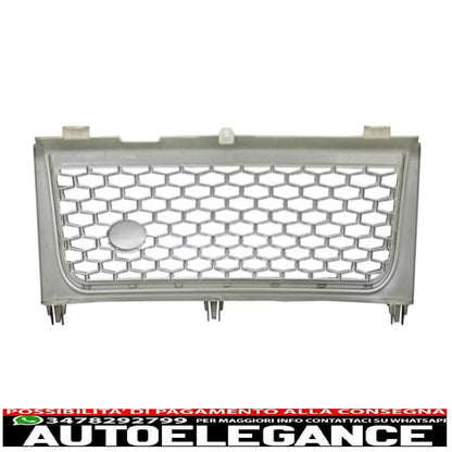 griglia centrale nero-argento prese d'aria laterali nere adatta per land rover vogue iii l322 (2002-2005) autobiografia edizione sovralimentata