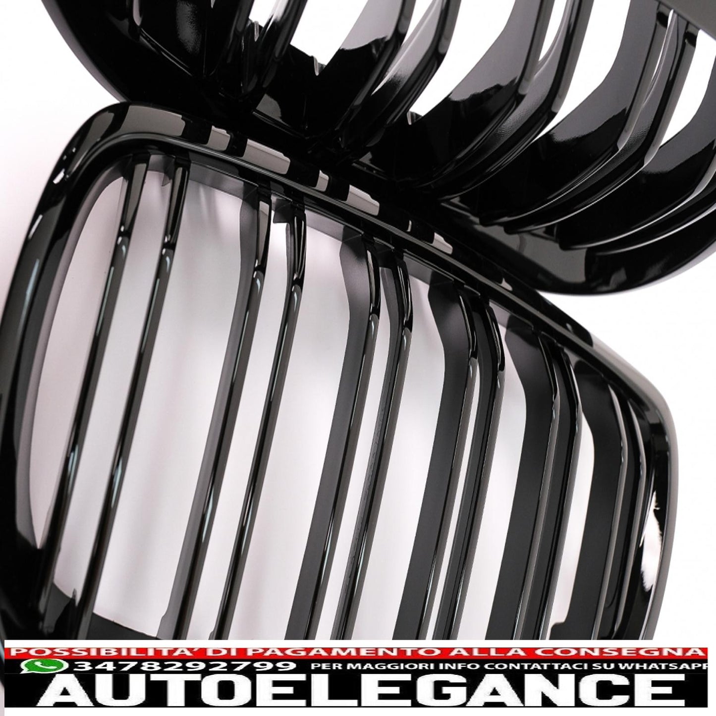 Front grills suitable for BMW 3 series e92 e93 coupe cabriolet nonlci (2006-2009) double stripe M sport design package