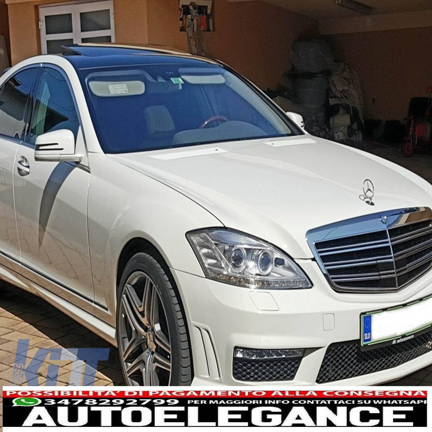 dedicated drl led daytime running lights suitable for mercedes w221 s class (2010-2013) right side