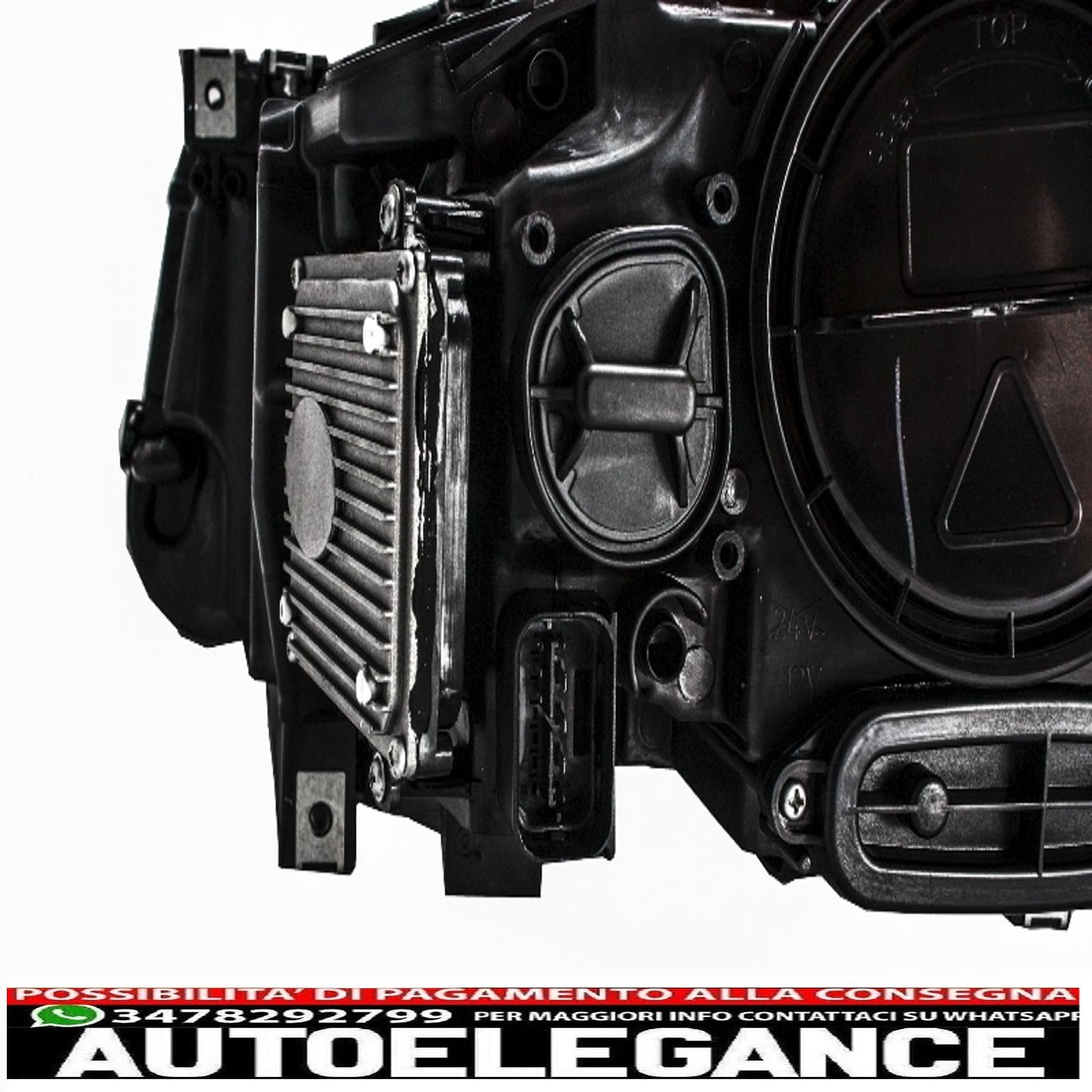 Fari angel eye full led adatti per bmw serie 5 f10 f11 lci (2014-2017)