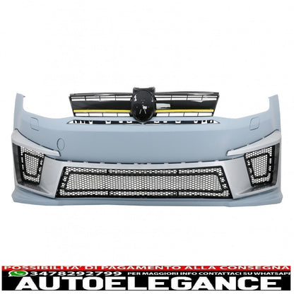 complete body kit suitable for vw golf 7 vii (2012-2017) r400 look with 3d led drl headlights dynamic sequential yellow flowing cornering lights 