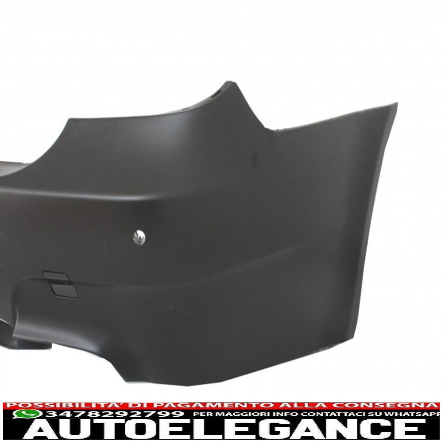 Rear bumper suitable for bmw 5 series e60 (2003-2007) m5 design pdc with exhaust tips 
