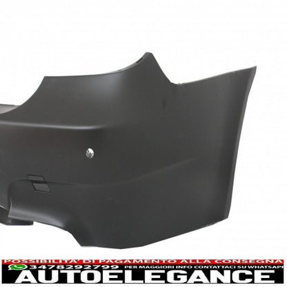 Rear bumper suitable for bmw 5 series e60 (2003-2007) m5 design pdc with exhaust tips 