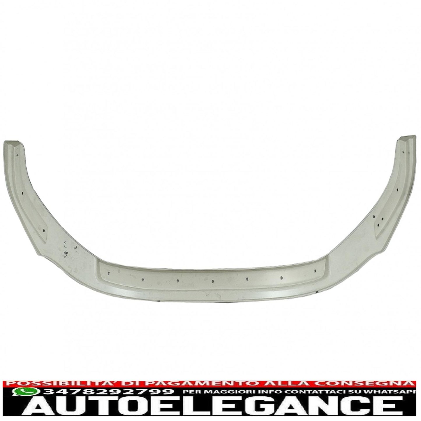Additional spoiler lip for front bumper suitable for VW Transporter T6 (2015-up) glossy black 