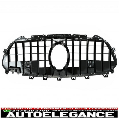 central grille with diffuser and exhaust tips suitable for mercedes cls class c257 (2018-up) gtr cls53 only design rear bumper amg line