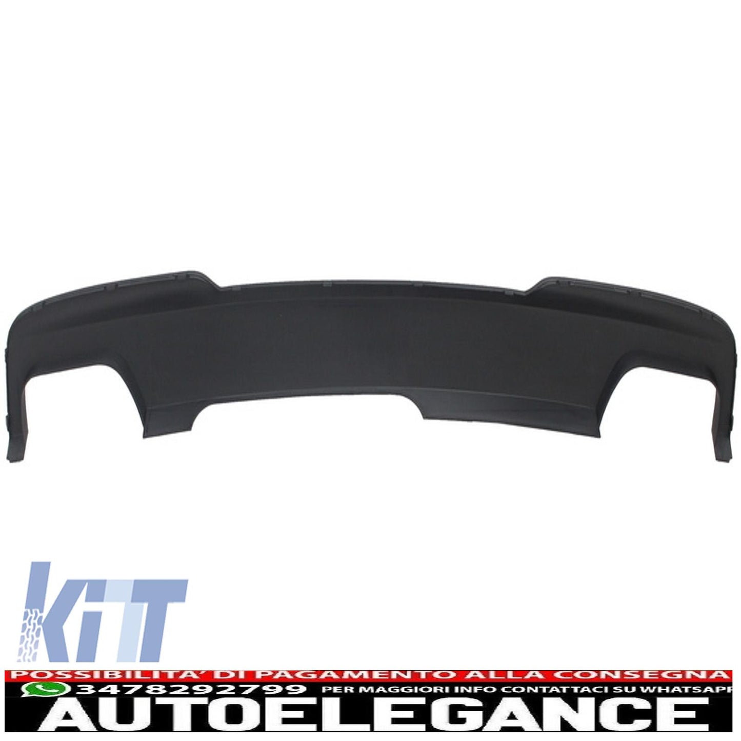 diffusore d'aria a doppia uscita con terminali di scarico sport m-teck 550i v8 lci quadrati adatti per bmw f10 f11 2011-2017