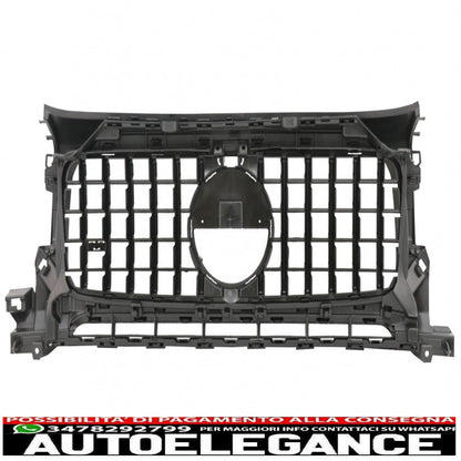griglia anteriore con coperture dei fari adatta per mercedes classe g w464 w463a g63 amg (06.2018-up) gt-r design panamericana