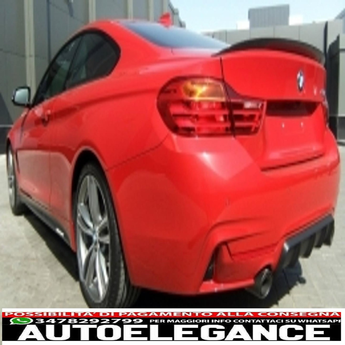 Trunk spoiler suitable for BMW 4 Series F32 (2013 onwards) M4 design 