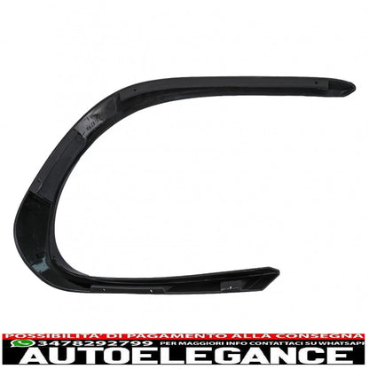 Alette paraurti anteriori alette laterali flic adatte per mercedes cla w117 c117 x117 (2016-2018) con paraurti sportivo Piano Black Edition AUTOELEGANCERICAMBI