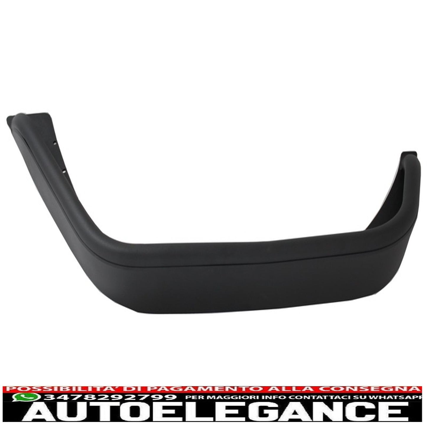 Flat Steel Rear Mud Flaps with Crusher Tube Fit for Jeep Wrangler / Rubicon JK (2007-2017) 