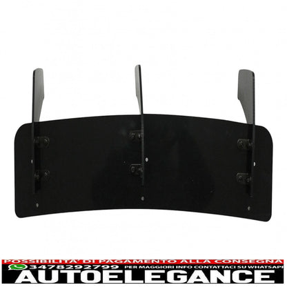 Diffusore di estensione del paraurti posteriore adatto per mercedes classe c w204 c204 limousine coupe (2012-2014) pianoforte nero