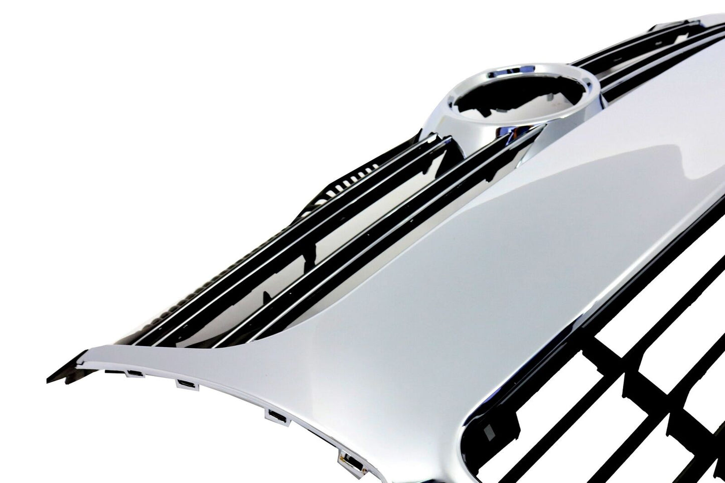 Front grille for VW Golf 5V 2003-2009 R32 glossy black chrome look