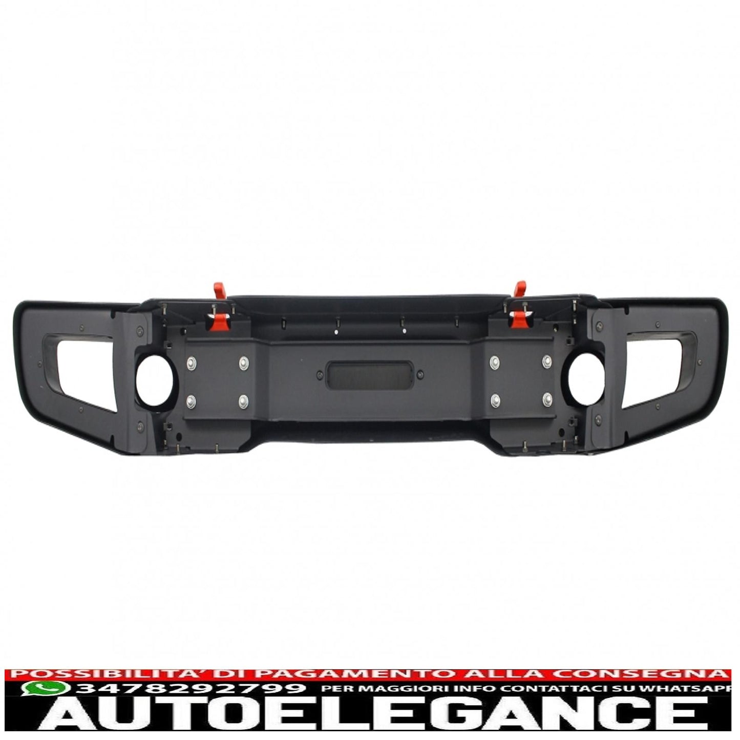 Paraurti anteriore in metallo con griglia anteriore centrale maschera spettro adatta per Jeep Wrangler / Rubicon JK (2007-2017) 10° anniversario in stile hard rock