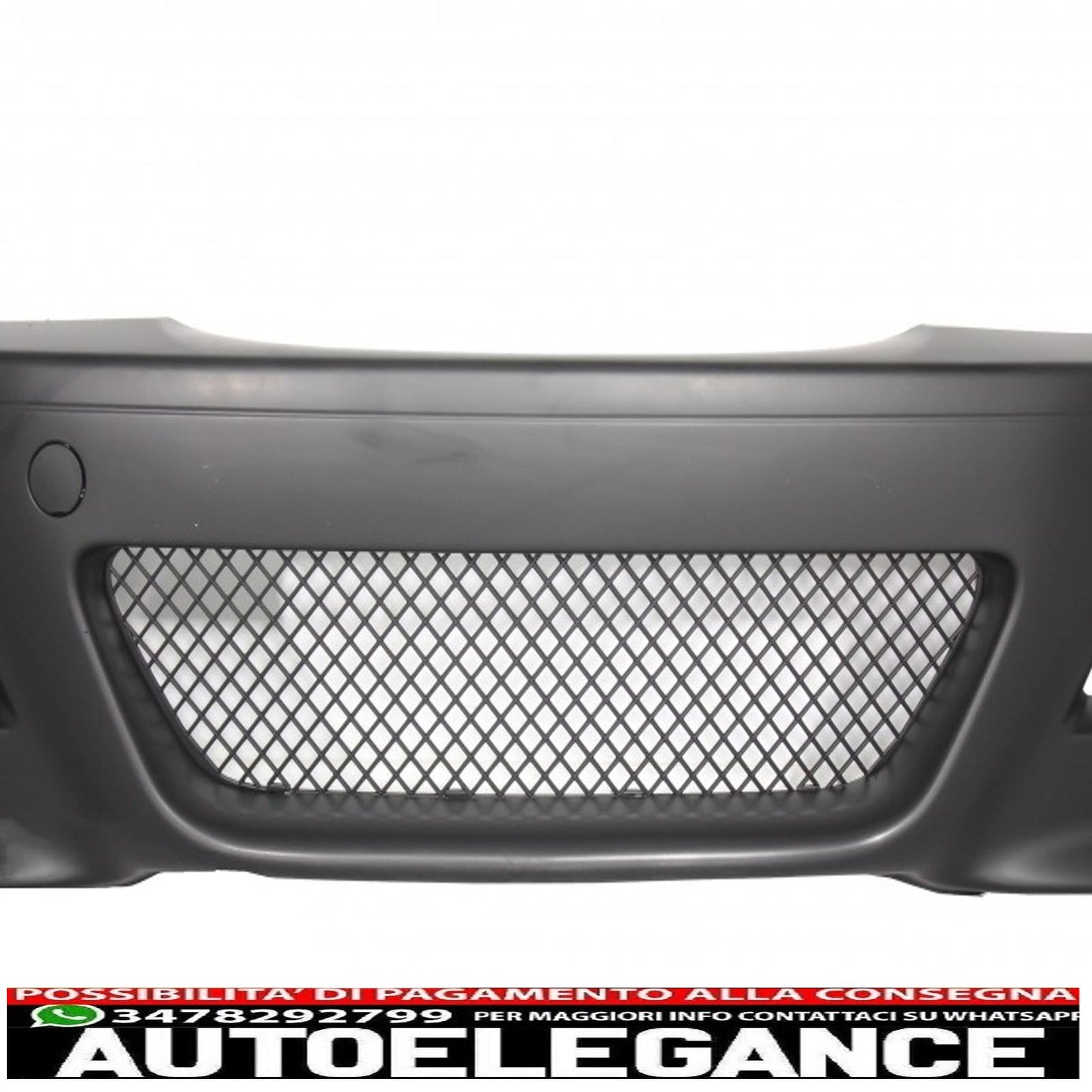 paraurti anteriore con fendinebbia e coperture dei condotti dell'aria adatto per bmw serie 3 coupé cabrio berlina station wagon e46 (1998-2004) design m3