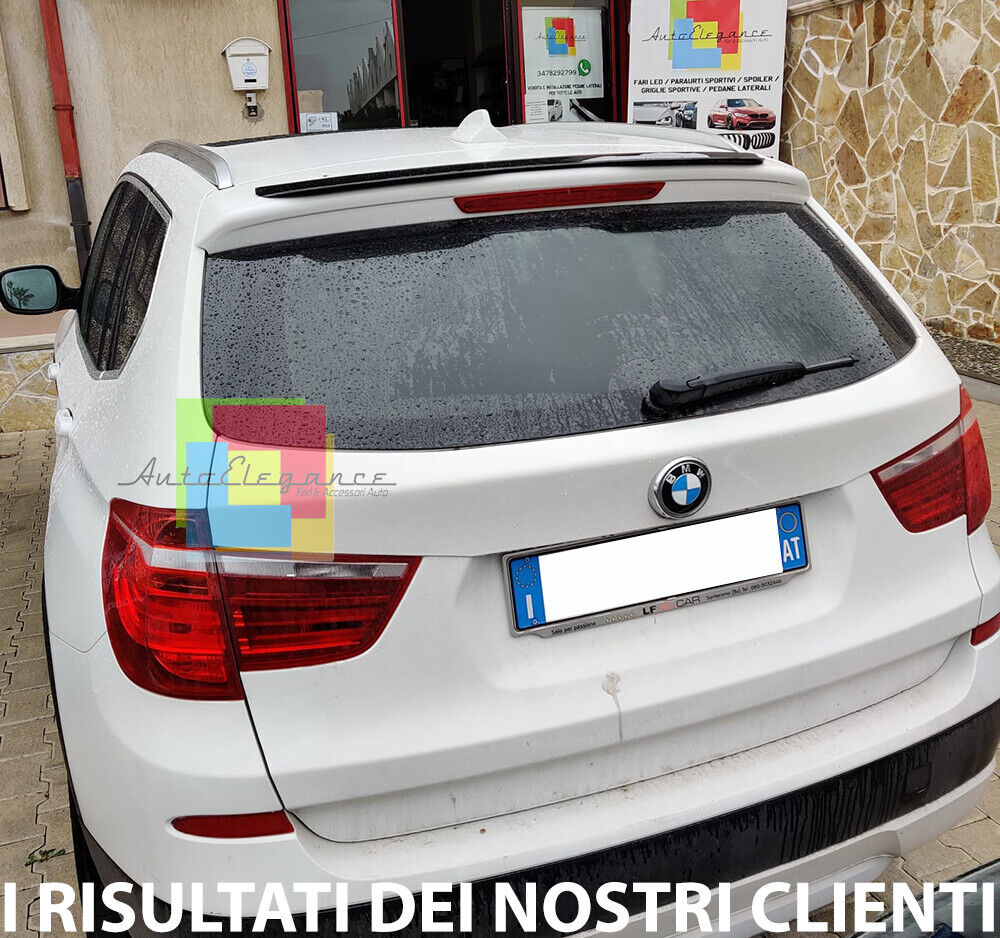 BMW X3 F25 2010-2017 SPOILER POSTERIORE TETTO SPORTIVO ALA AGGIUNTIVA ABS ..- 00 AUTOELEGANCERICAMBI