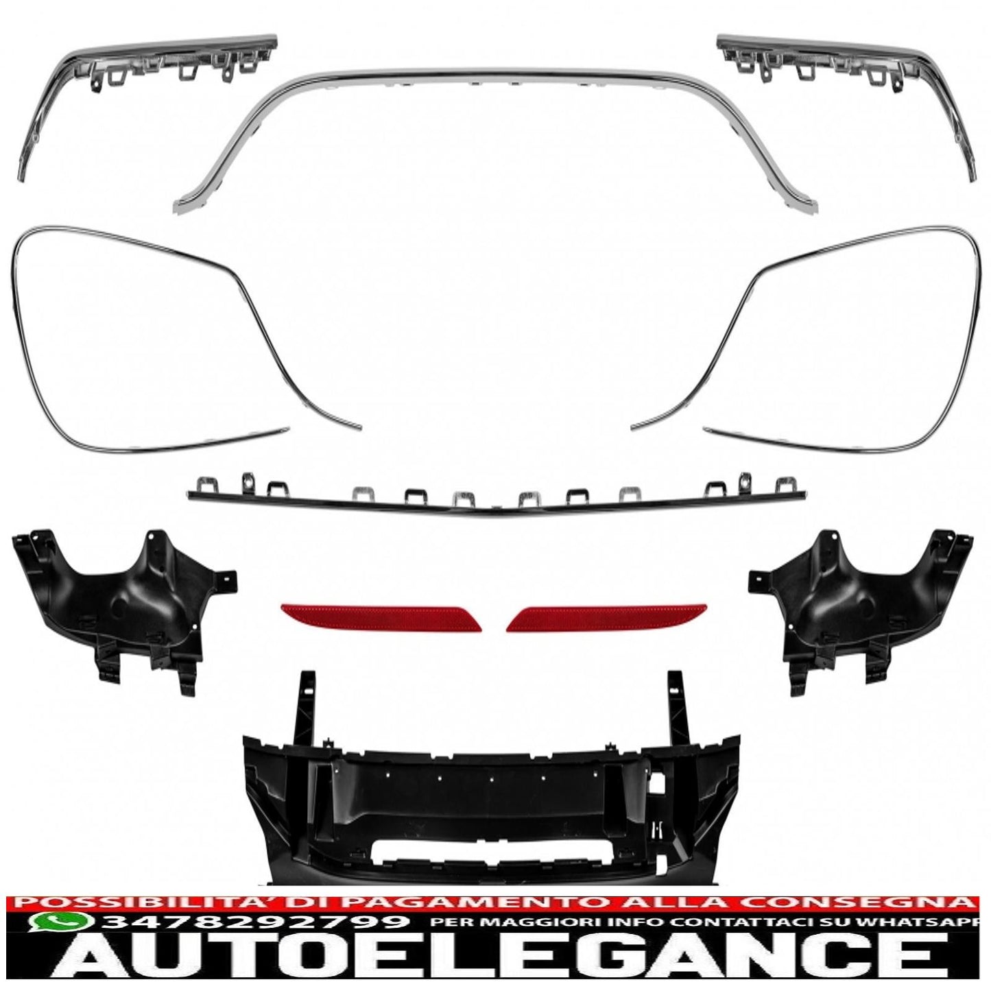 body kit suitable for mercedes s-class w222 restyling (2013-06.2017) design s63