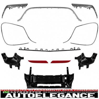 body kit suitable for mercedes s-class w222 restyling (2013-06.2017) design s63
