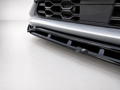 👉Splitter anteriore V.2 per Ford Puma ST-Line (2019-) ABS nero lucido👈