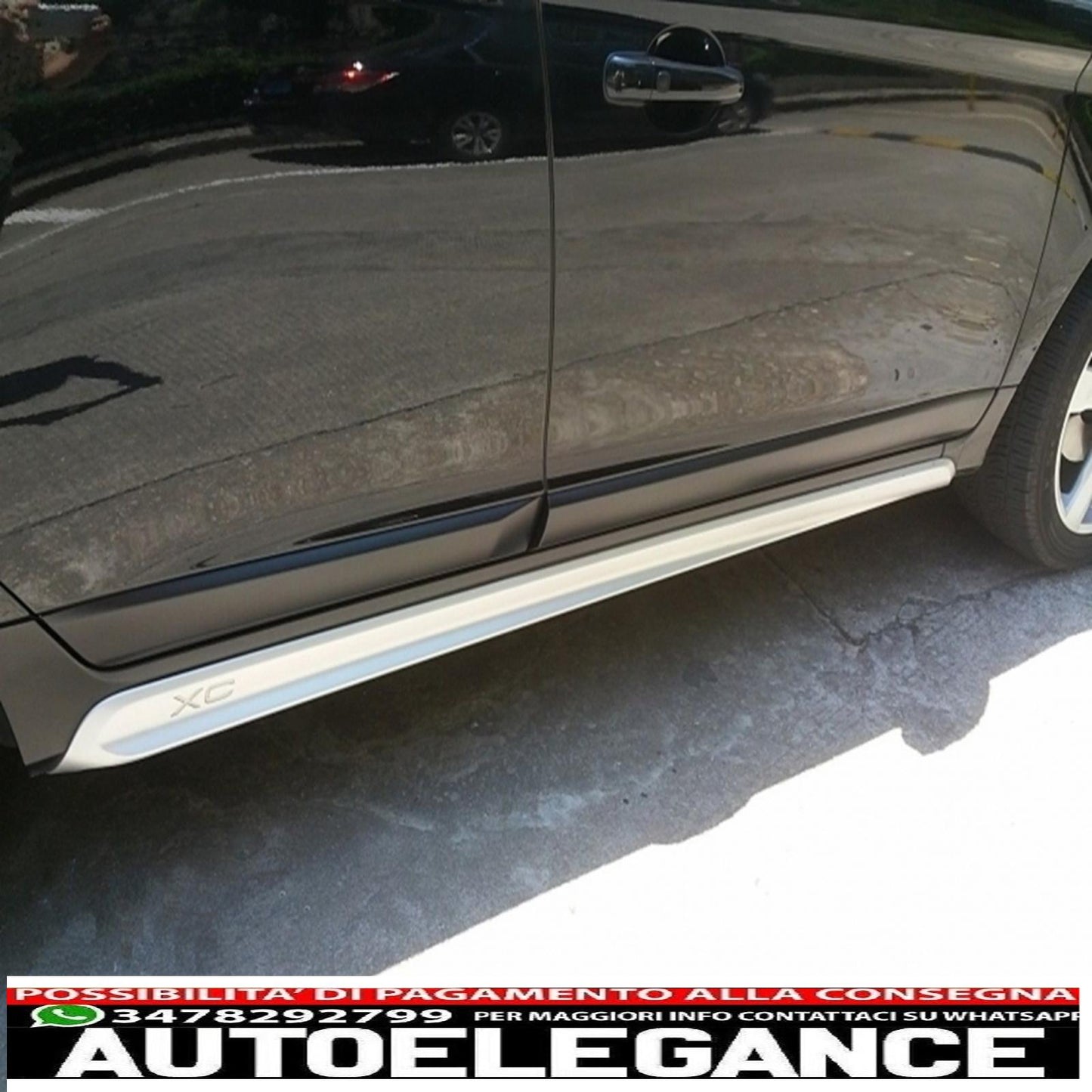 side skirts suitable for volvo xc60 (2008-2013) r-design 