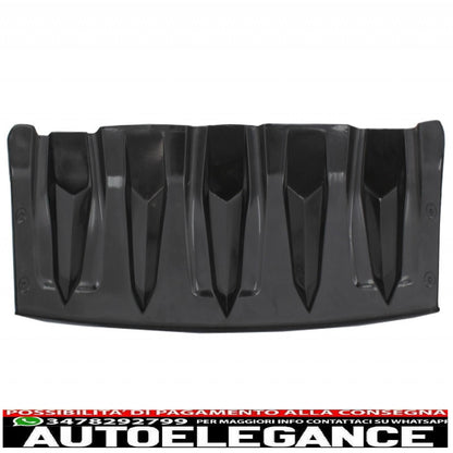 Protezione paramotore paraurti anteriore e posteriore adatta per Dacia Duster 4x4 / 4x2 (2010-2017) Piano Black