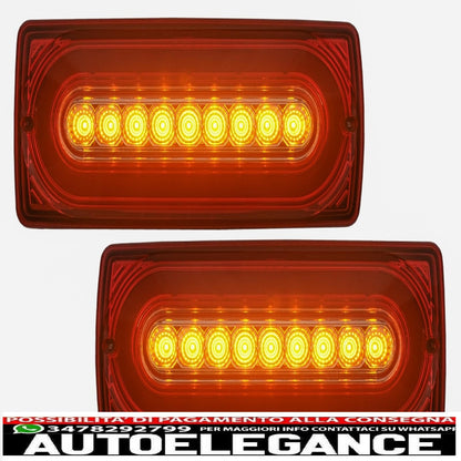 Full LED rear lights suitable for Mercedes G-Class W463 (1989-2015) transparent red